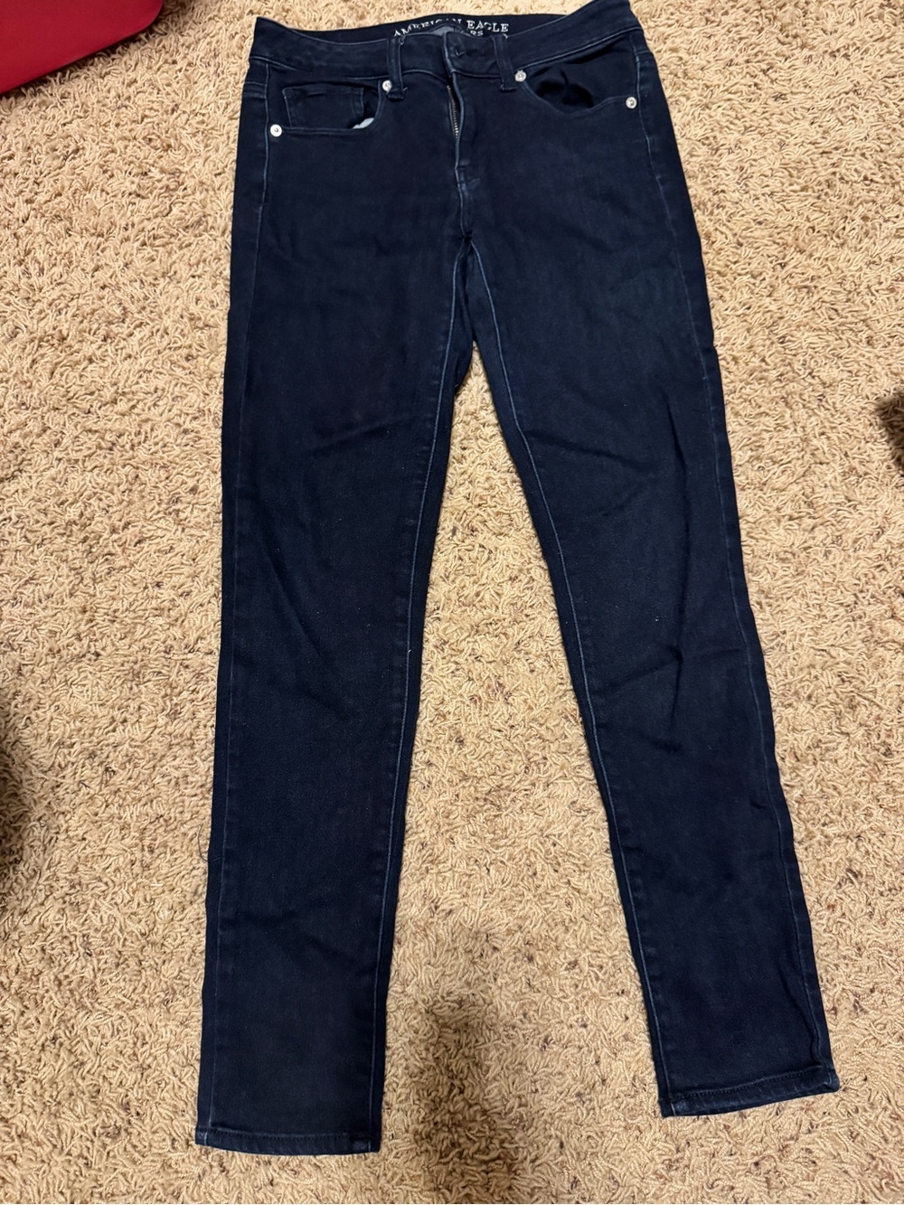 American Eagle Outfitters Dark Navy Skinny Jeans